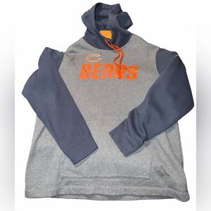 Men's Gray and Navy Chicago Bears Hoodie